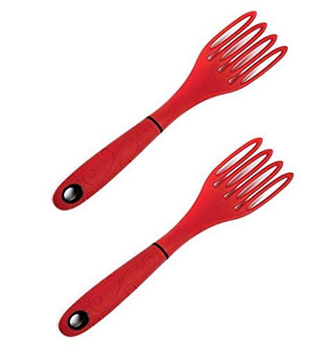 Norpro Grip Ez Fiskie Red Santoprene Combination Fork And Whisk (2 Pack)