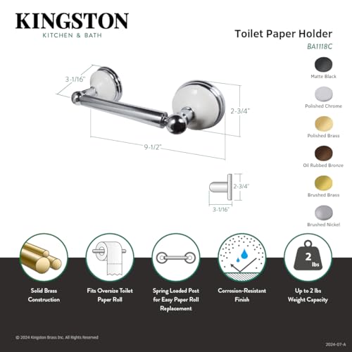 Kingston Brass BA1118ORB Victorian Toilet Paper Holder  Oil Rubbed Bronze