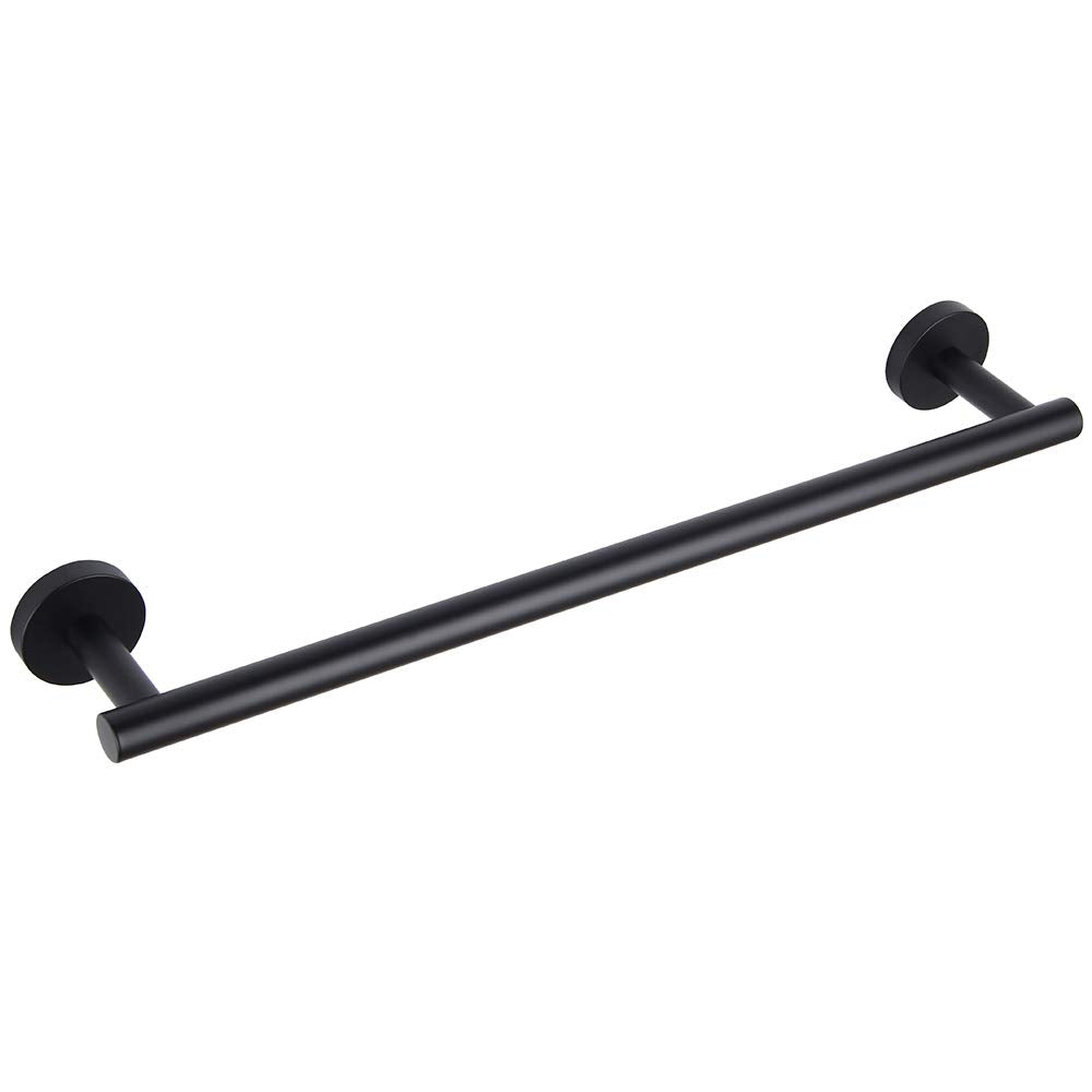 Gerzwy 18-Inch Bathroom Single Towel Bar Stainless Steel Bath Towel Rack Contemporary Style Wall Mount, Polished Finish Ag1101C4