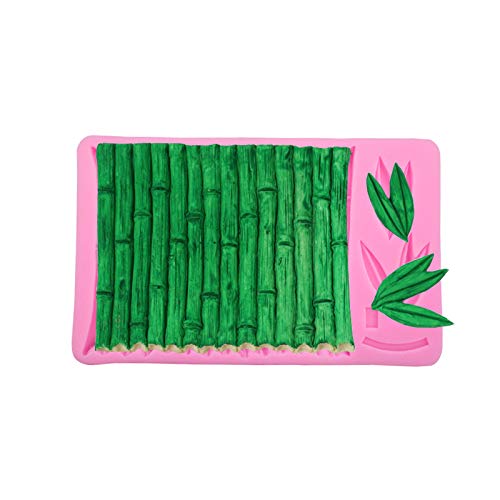 3D Bamboo Leaves Embossed Clubs Silicone Molds For Diy Fondant Candy Making Chocolate Mold Desserts Ice Cube Gum Clay Biscuit Pl