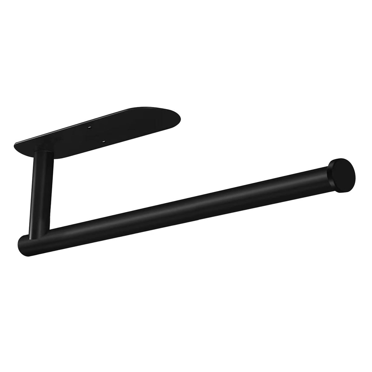 Paper Towel Holders-Blcak,Paper Towels Rolls - For Kitchen,Paper Bulk- Self-Adhesive Under Cabinet,Both Available In Adhesive An