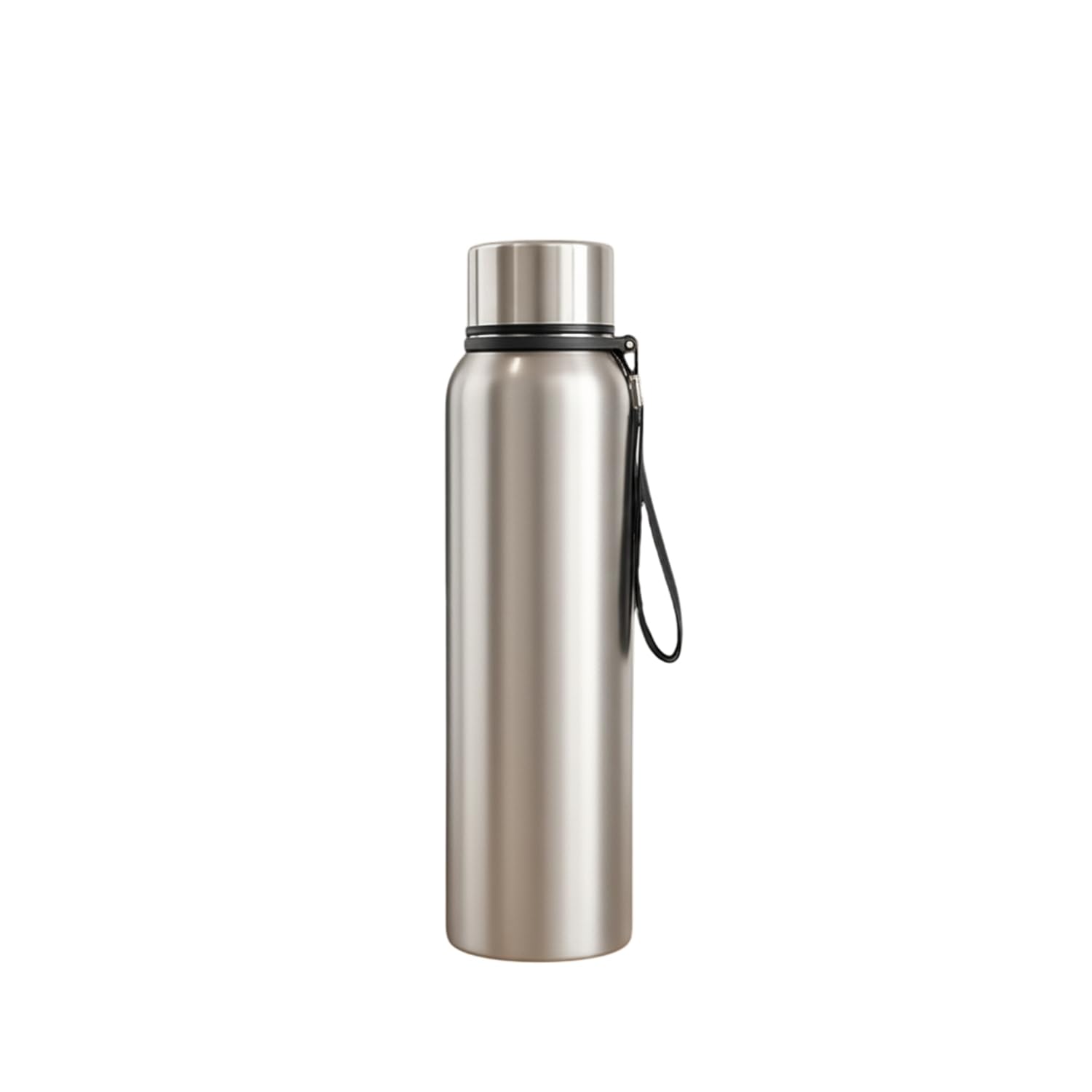 Oblivion Water Bottle 1 Ltr - Stainless Steel With Leakproof Screw Cap & Carry Strap - Rust Resistant Bpa Free Reusable Flask Fo