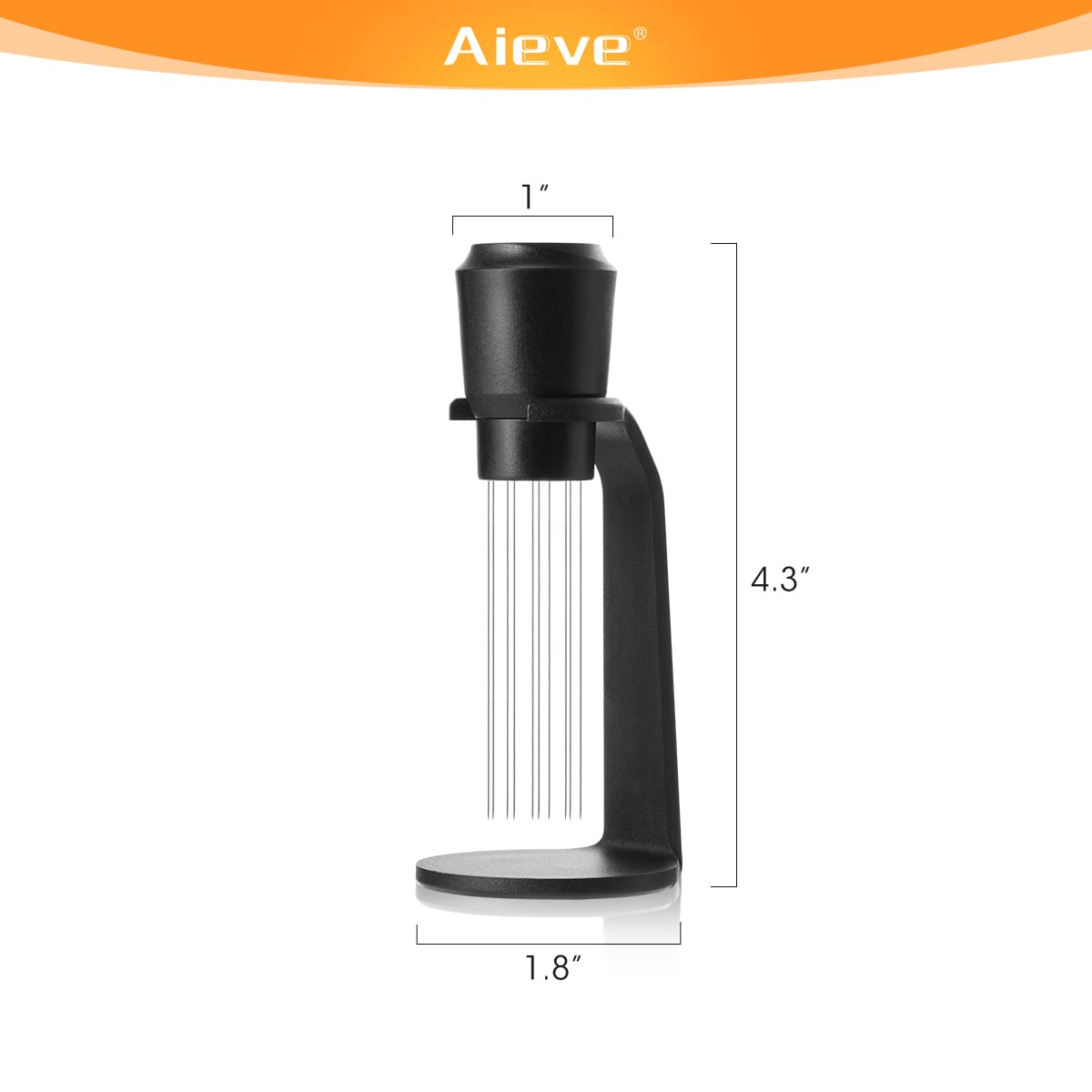 Aieve Wdt Tool Espresso, Distribution Tool Espresso Machine Accessories With 0.4Mm Needle (Ease Of Use In 2 Ways Installtion)