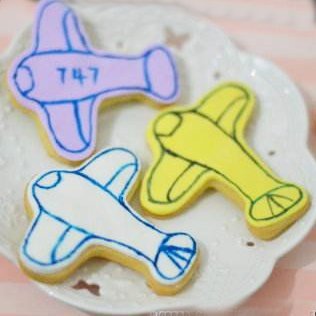 Wotoy Airplane Biscuit Cookie Cutter - Stainless Steel
