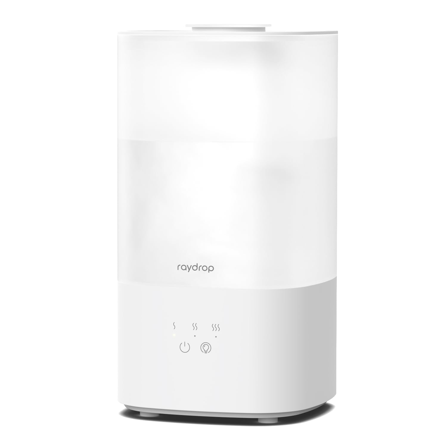 Raydrop Humidifiers For Home, 2.5L Cool Mist Ultrasonic Humidifiers For Large Room & Bedroom, Top Fill Air Humidifier For Baby N