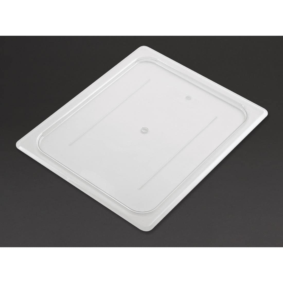 Cambro 20Cwc135 Camwear Food Pan Cover 1/2 Size Flat Clear - Case Of 6
