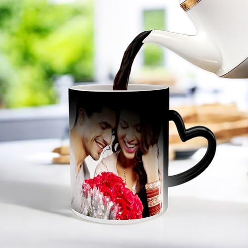 K1Gifts Personalized Gift Custom Photo Quote Name Wish Ceramic Magic Mug For ValentineS Day Birthday Gift, Anniversary Gift Etc