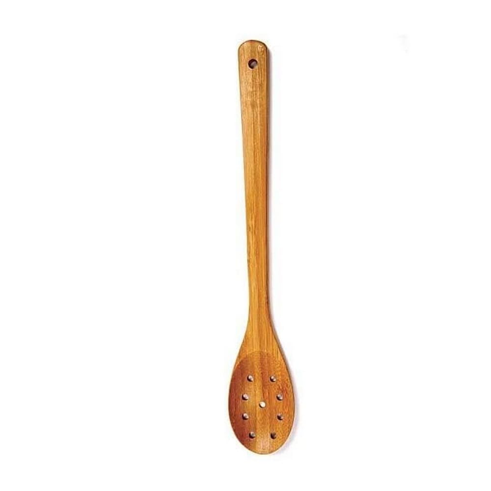 Norpro 12-Inch Bamboo Spoon With Holes