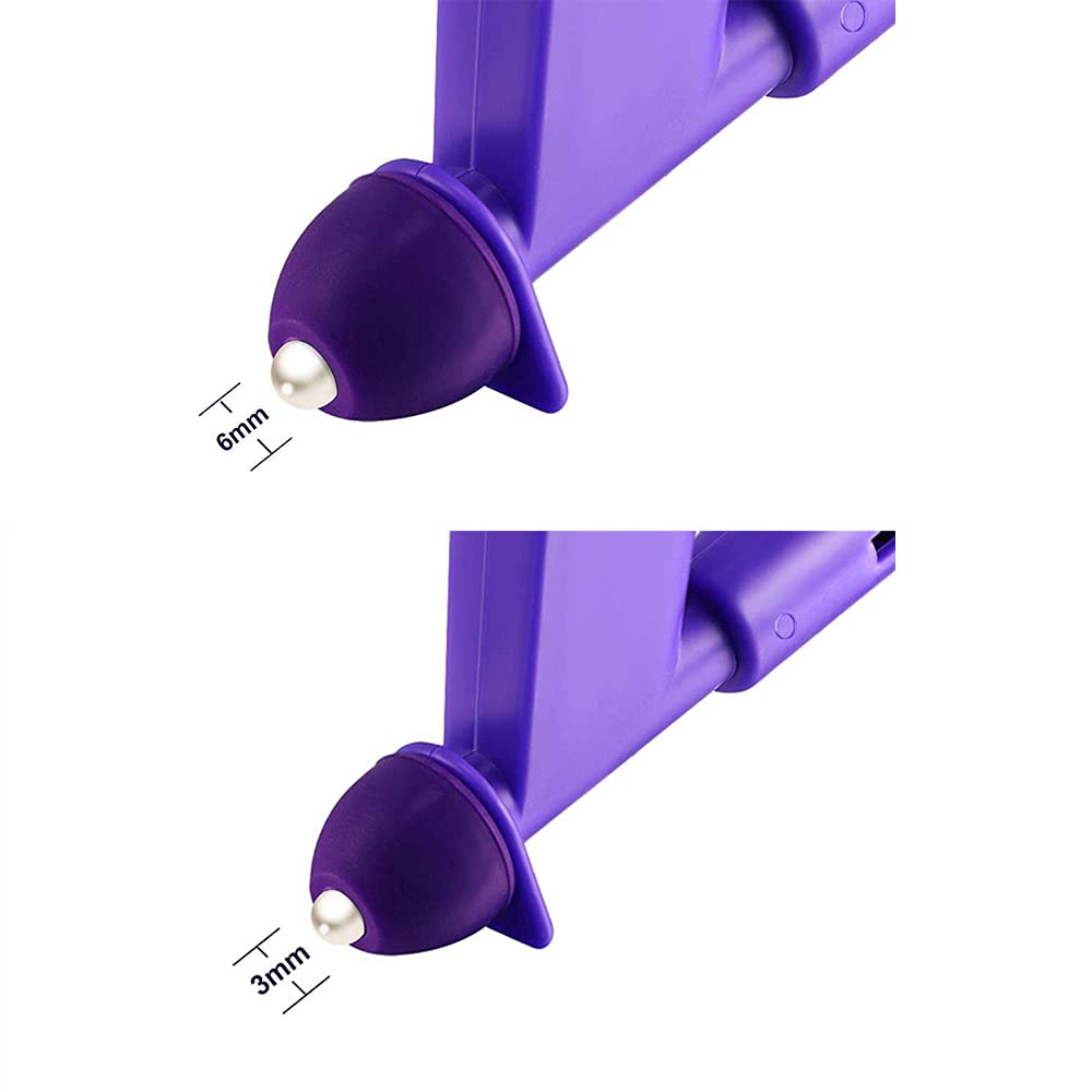 Plastic Pearl Applicator Fondant Pearl Ball Applicator Sugarcraft Cake Decorating Tools Plunger (3Mm And 6Mm)