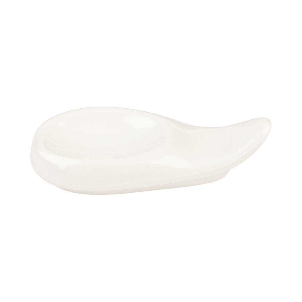 Restaurantware Voga 3.5 X 1.9 Inch Chopstick Rests 10 Curved Chopstick Holders - Rest Asian Soup Spoons Or Chopsticks For Dinner