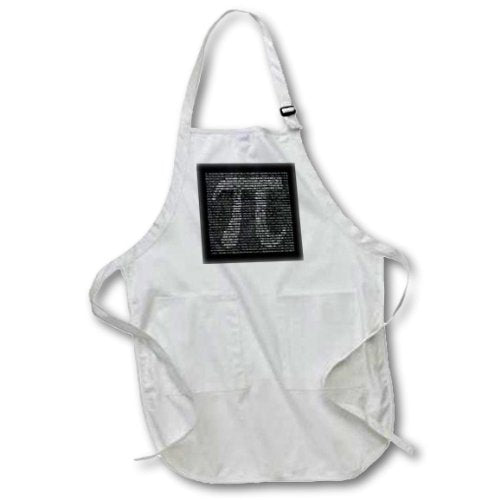 3Drose Apr_108361_2 Pi Written Outmedium Length Apron With Pouch Pockets, 22 By 24Inch