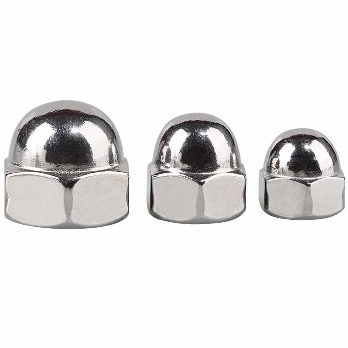 15Pcs M6 Acorn Hex Cap 304 Stainless Steel 18-8 Nuts Metric Dome Head Nuts