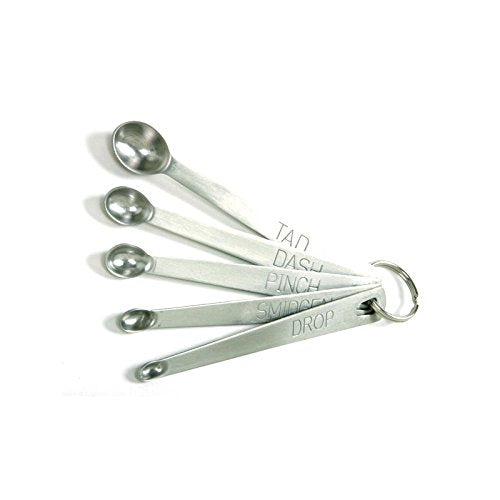 Norpro Stainless Steel Measuring Spoons Set - 5 Mini Sizes for Dash, P ...