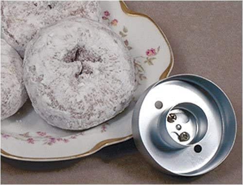Norpro Donut Cookie Cutter - Silver, Model 15080, Perfect for Baking Delicious Donuts at Home