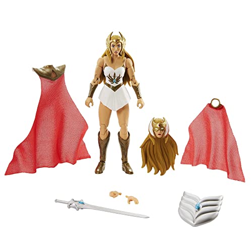 Masters Of The Universe Masterverse She-Ra Deluxe Action Figure With Accessories, 7-Inch Motu Collectible Gift