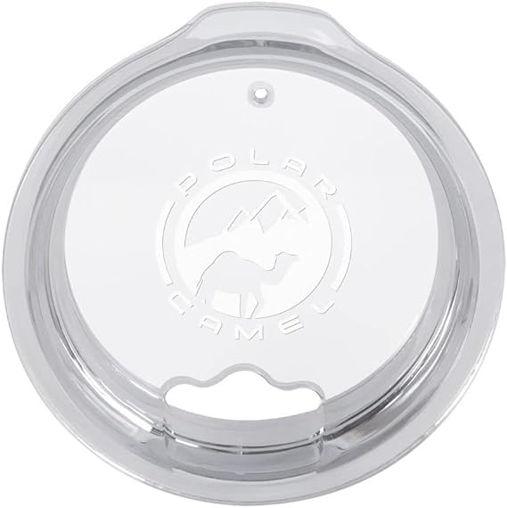 Polar Camel 12oz Lid Replacement, Clear Tumbler Lids, Fits 12 oz, Swig Tumblers, tapas para vasos, RTIC Thermos