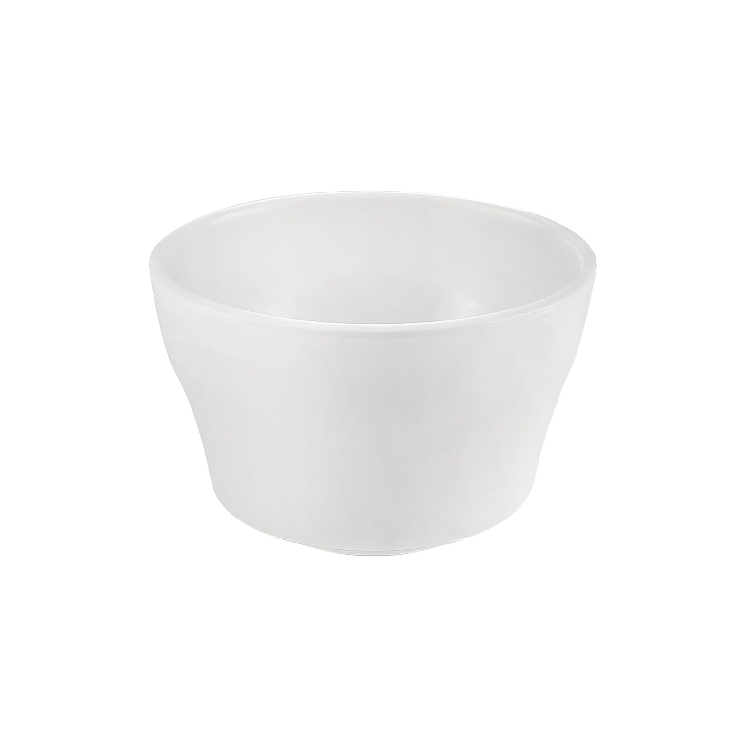 CAC Melamine Maxwell RolledEdge MLRN-4 8 oz Bouillon Cup White 4.125 inch, Set of 48