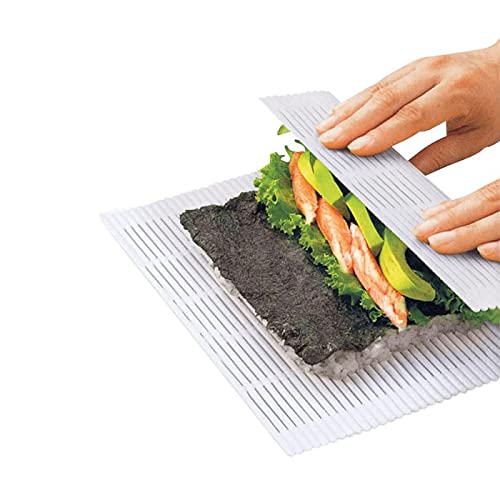 Helen?S Asian Kitchen Easy Sushi Rolling Mat, Plastic