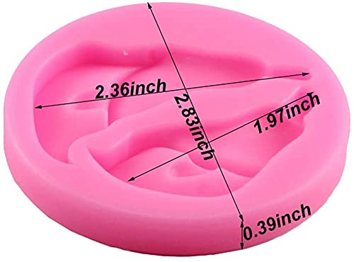 Cestony 2Pcs Calla Lily Flowers Silicone Molds For Diy Cake Fondant Biscuit Cookies Soap Sugar Pudding Chocolate Hard Candies De