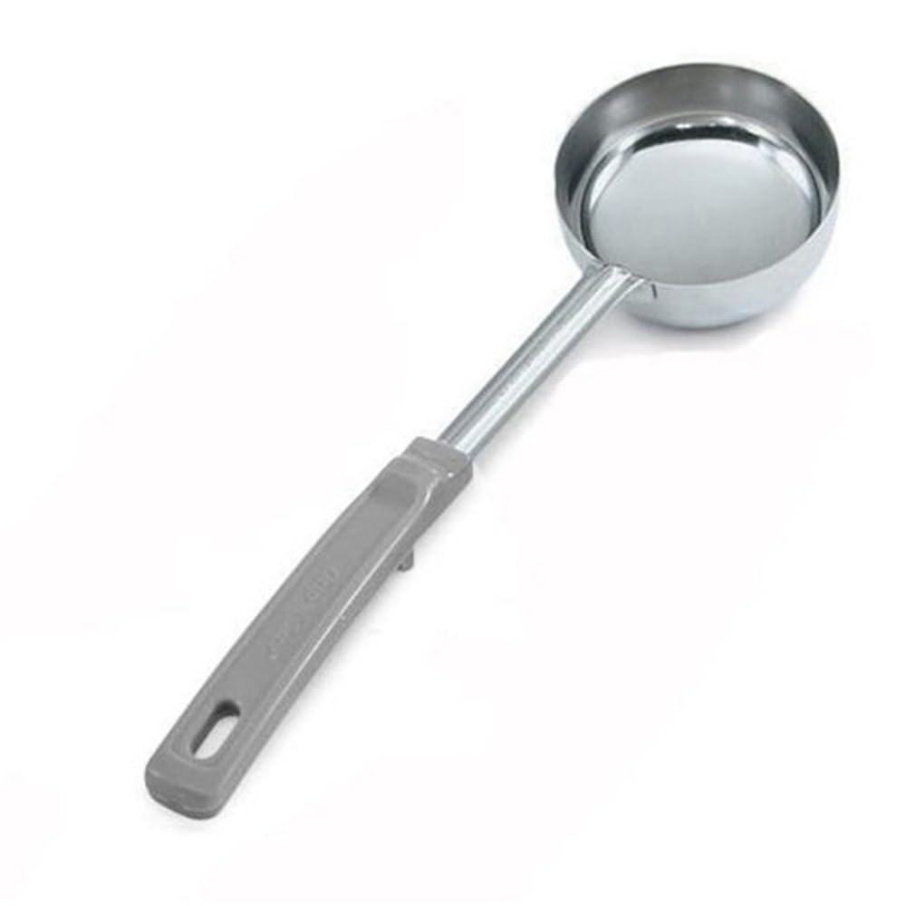 Vollrath Solid S/S 4 Oz Spoodle w/ Gray Grip N Serv Handle