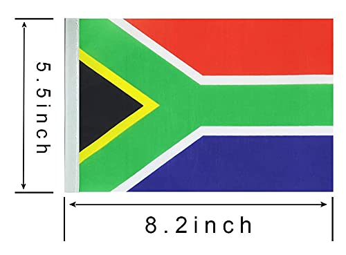 Zxvzyt South Africa South African Flag Banner String,Small Mini South Africa Pennant Flags,For Grand Opening,Olympics,National S