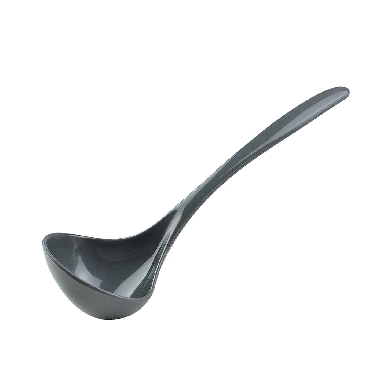 Hutzler 7.5Inch Long Melamine Mini Ladle, Great for Serving Sauces and Gravies, Gray