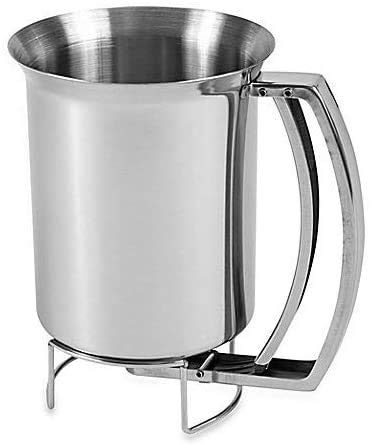 Stainless Steel Mix Dispenser - Pancake Dispenser - Pancake Batter Dispenser Kitchen Batter Dispenser - Cupcake Batter Dispenser