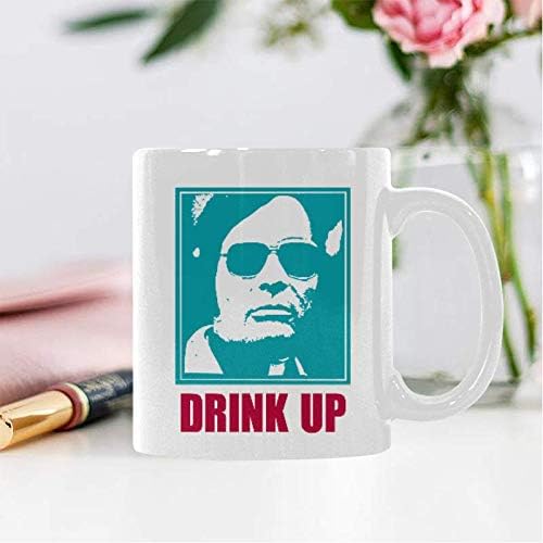 Wece Mug|Drink Up Mug Funny Coffee Mug Tea Cup|11 Ounce