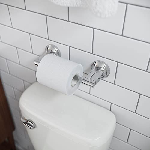 Pfister Pfirst Modern Toilet Paper Holder, Bathroom Tissue Holder, Wall-Mounted, Screw-In, Polished Chrome Finish, Bphpfm0C