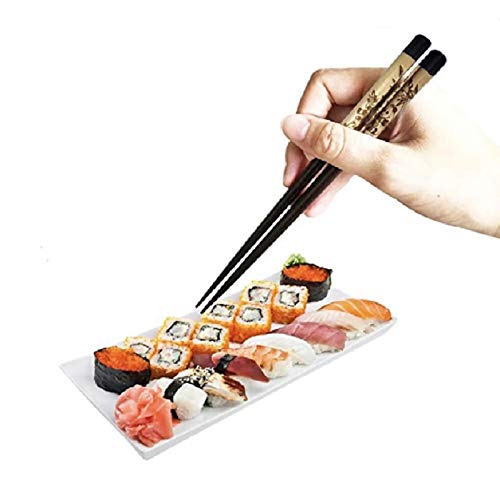 Dmtse Cute Panda Chopsticks With Panda Holder Amazing Gift Reusable Natural Wooden Chopsticks Chinese Chop Stick Gift Set For We