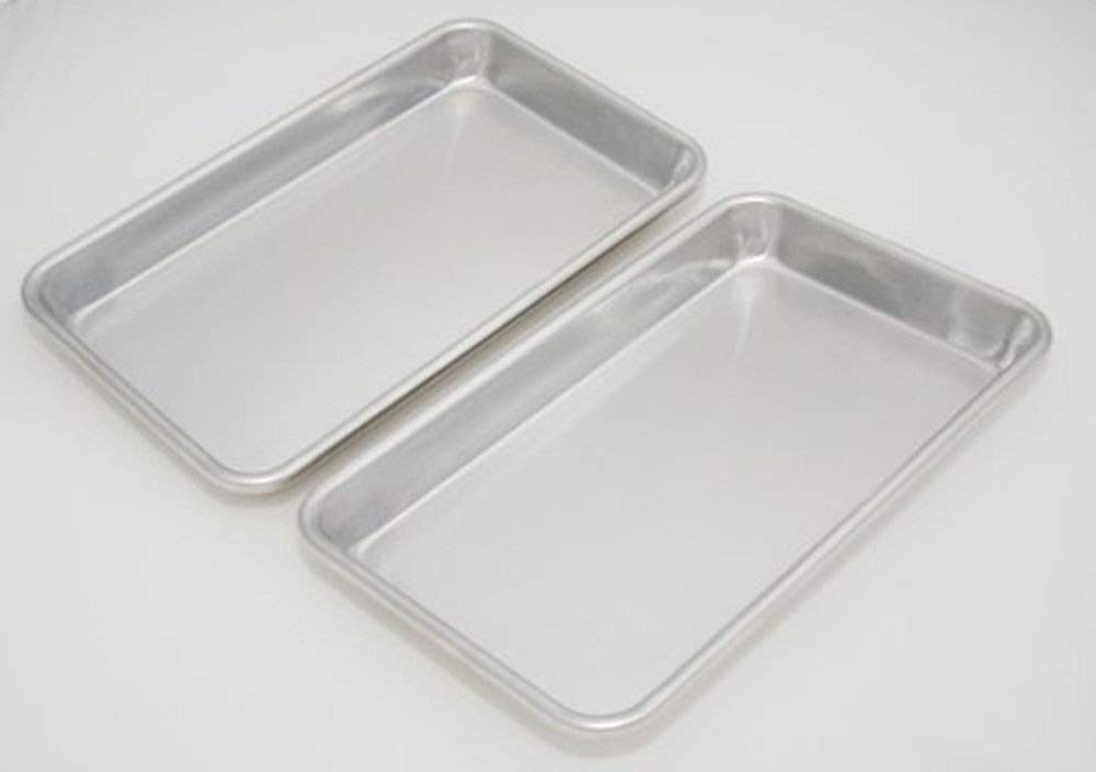 Libertyware Sp610 Eigth Size Aluminium Sheet Pan, Pack Of 2, 2 Pack, Aluminum