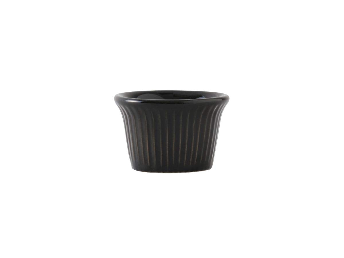 Tuxton China Bbx-0152 Ramekin, 1-1/2 Oz., 2-1/4'' Dia. X 1-1/2''H, Round, Fluted, Microwave & Dishwasher Safe, Oven Proof, Fully