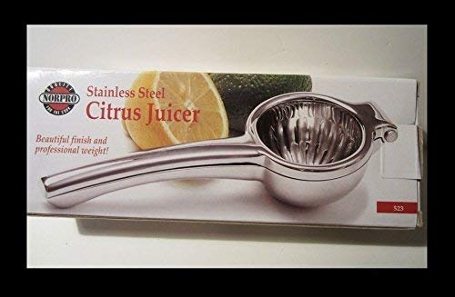 Norpro 523 Stainless Steel Citrus Press Juicer, One Size, Silver