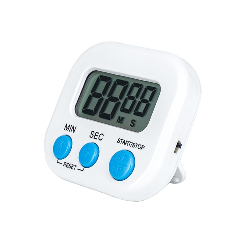 Kadio Digital Black Clock, 3.81X38 Cm (White)