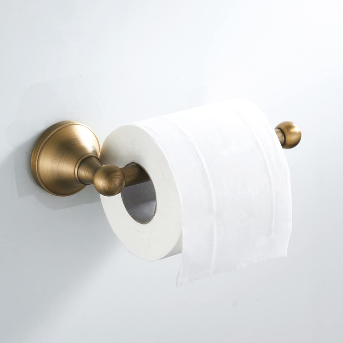 Celbon Toilet Paper Holder Antique Brass Toilet Roll Holder Wall Mounted Tissue Toilet Paper Holder For Bathroom Kitchen,Brush B