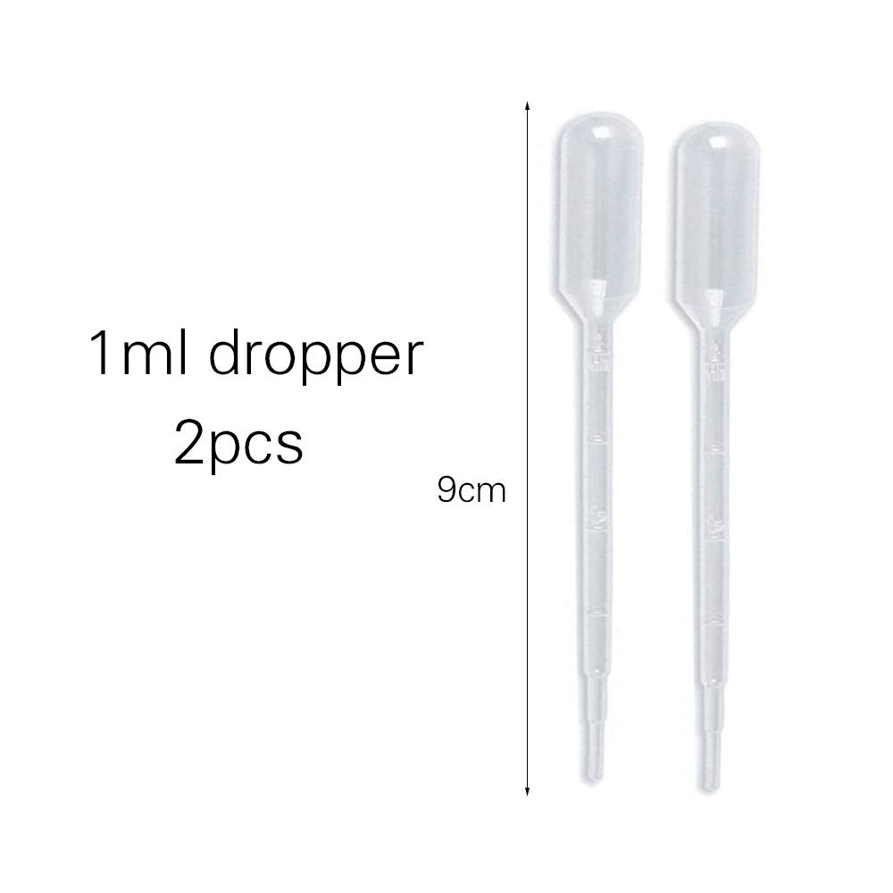 Enslz 35pcs Mini Portable Clear 3ml Glass Bottle Atomizer Refillable Perfume Bottle for Party or Travel Tool