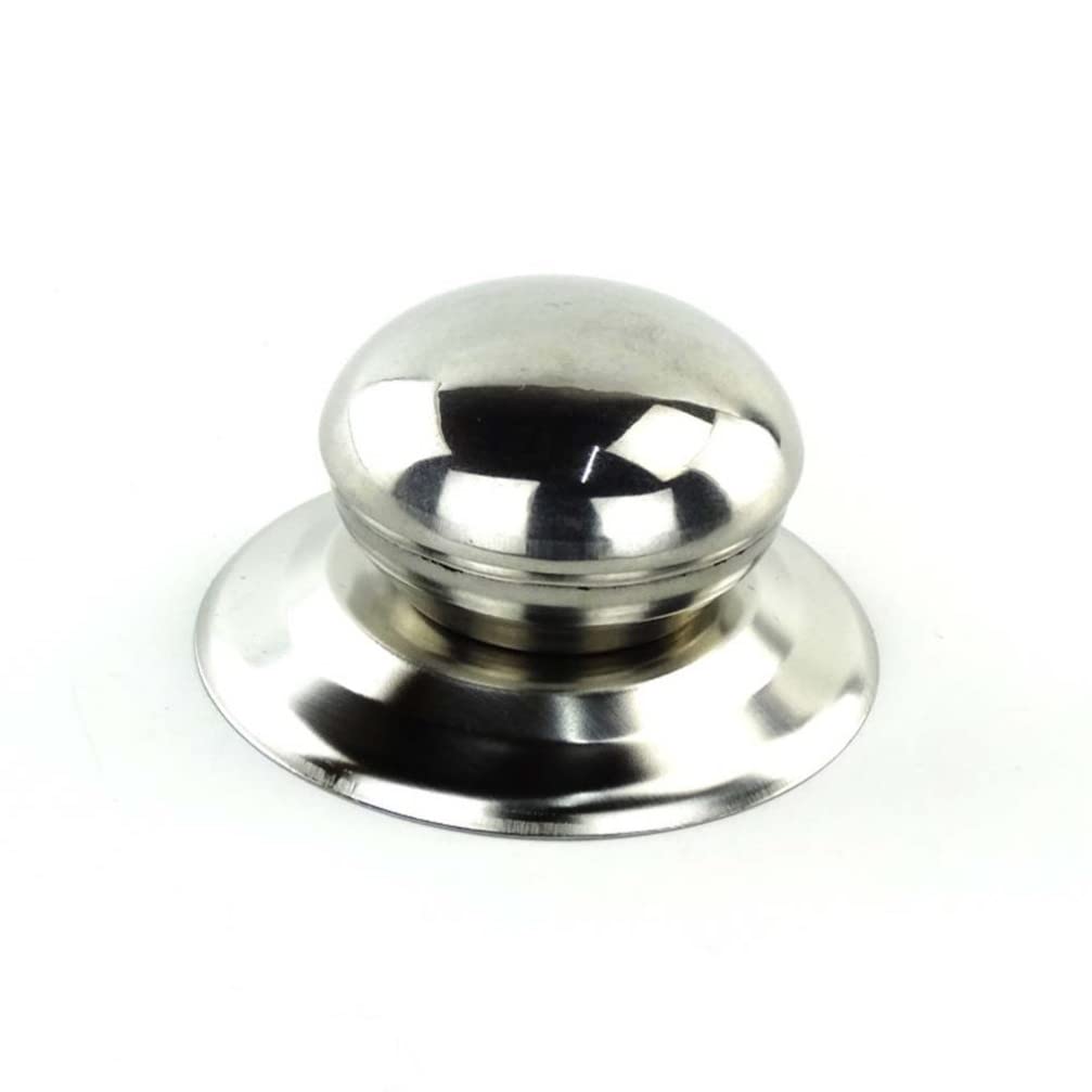 Doitool 4Pcs Stainless Steel Pot Lid Knob Pot Lid Replacement Universal Pan Lid Knob Handle Pot Cover For Kitchen Supplies