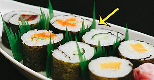 Japanbargain 2052, Sushi Grass Divider Bento Box Food Divider Decoration Sushi Baran 200Pcs, Made In Japan