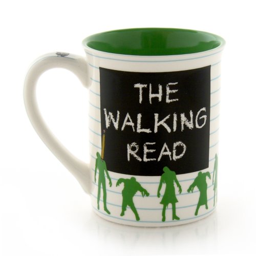 Our Name Is Mud 16-Ounce 'School Of Zombies' Mug By Lorrie Veasey, 4.5-Inch