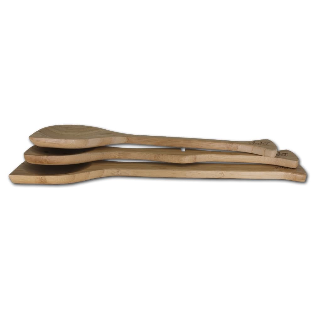 Lefty's Left-Handed Bamboo Utensil Tool Set - Natural - 14.5 in - Non-Stick - Handmade Kitchen Cooking Tools for Lefties