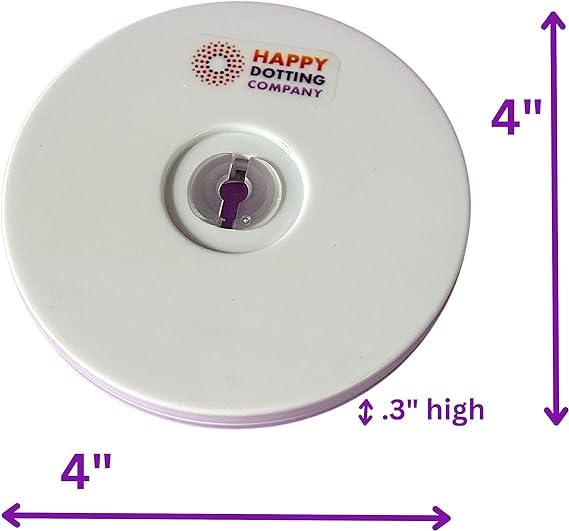 4    - Turntable For Painting - Happy Dotting Company - Best Small Turntable For Dot Art - Must-Have Tool For Mandala Art Stone