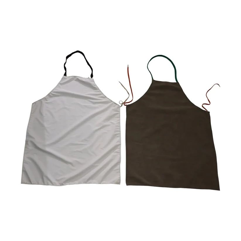 Oleyaz Waterproof Kitchen Apron Adjustable With Pockets For Cooking