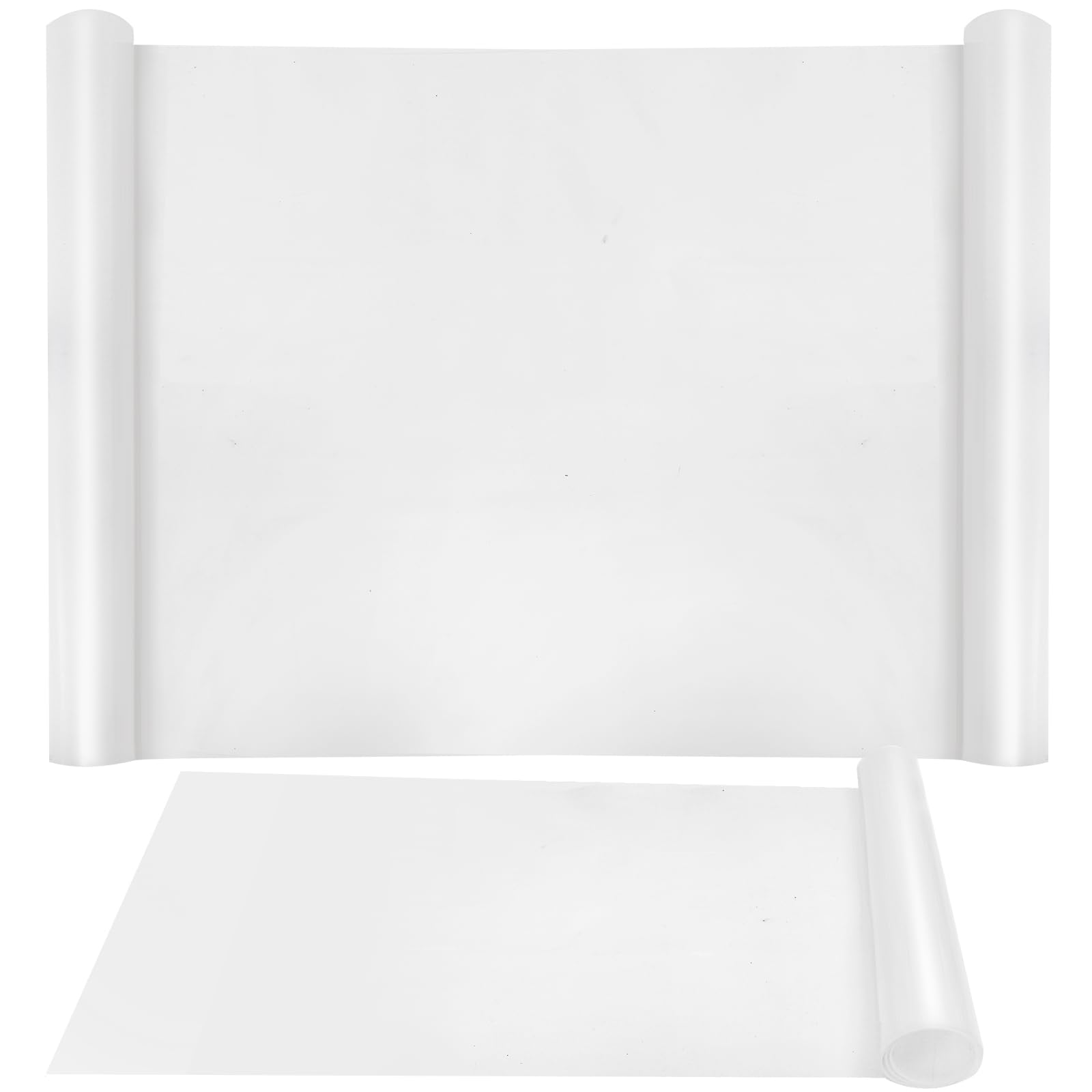 Tlence 2 Pack Extra Large Silicone Mats, 36 x 24 Thick Heat Resistant Mat, Clear Countertop Protector Cover, Kitchen Non-Slip Si