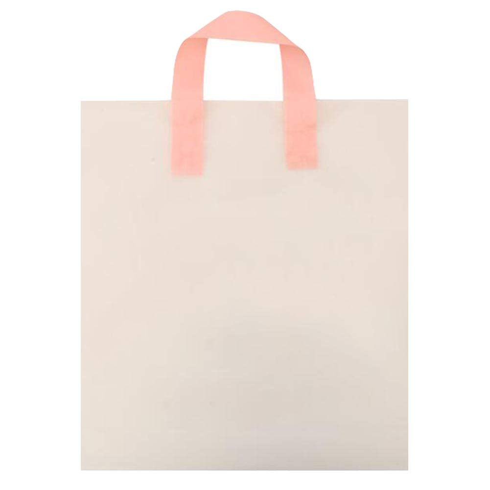 Panda Legends Transparent -50 Pcs Plastic Shopping Bags Boutique Bags Retail Clothing Tote Bag
