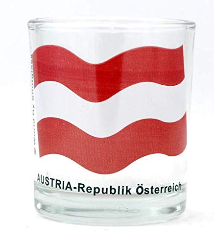 Austria Flag Shot Glass