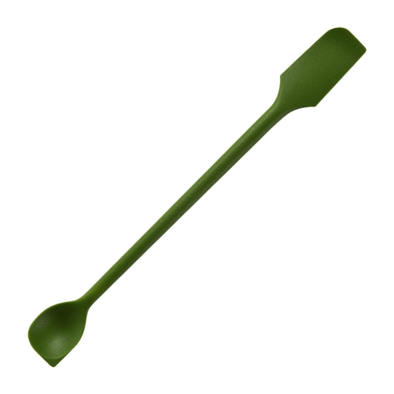 Ujeavette Kitchen Silicone Spatula Cosmetics Spatula For Shampoos Ketchup Conditioners Green