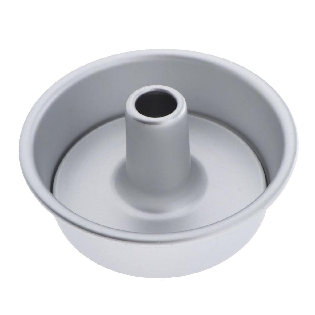 THE STYLE SUTRA 1 Set Alloy Chiffon Cake Mold Round Hollow Angel Food Cake Pan Baking Mould 5 inch