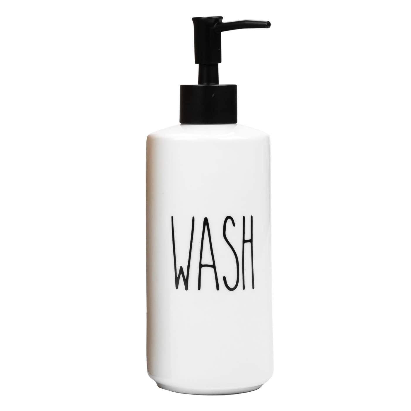 Heartland Home Porcelain 16Oz Liquid Soap Dispenser. Dish Soap Dispenser For Kitchen Sink, Hand Soap Dispenser For Bathroom, Pum