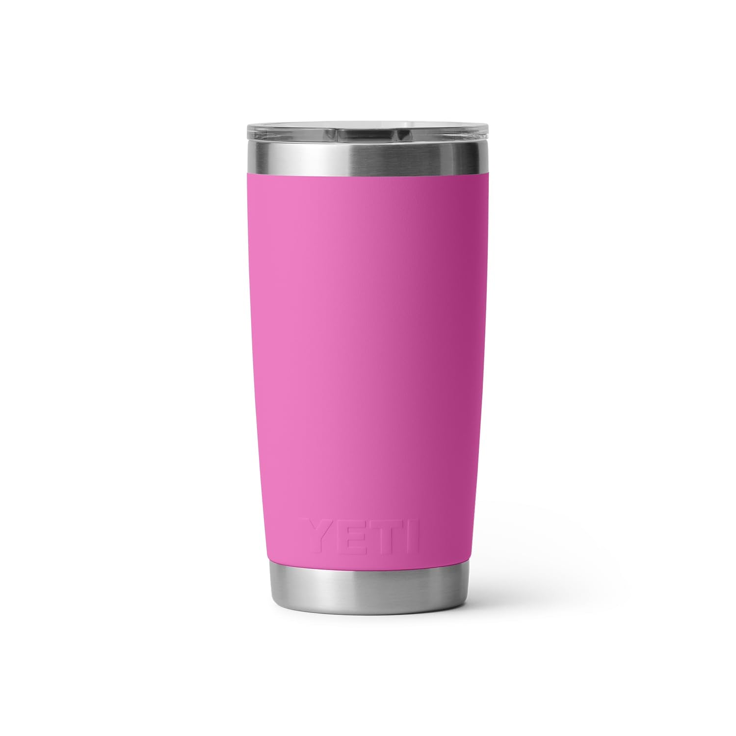 Yeti Rambler 20 Oz Tumbler, Stainless Steel, Vacuum Insulated With Magslider Lid, Wildflower Fuchsia