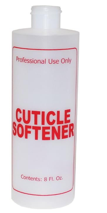 2X Plastic Bottle with Caps- 8oz Natural Color -Empty Bottle for Nail Supply (Culticle Softener)
